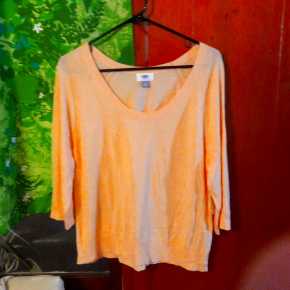 Old Navy medium peach colored NWT  lightweight blouse